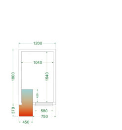 Cámara frigorífica CRPF1218