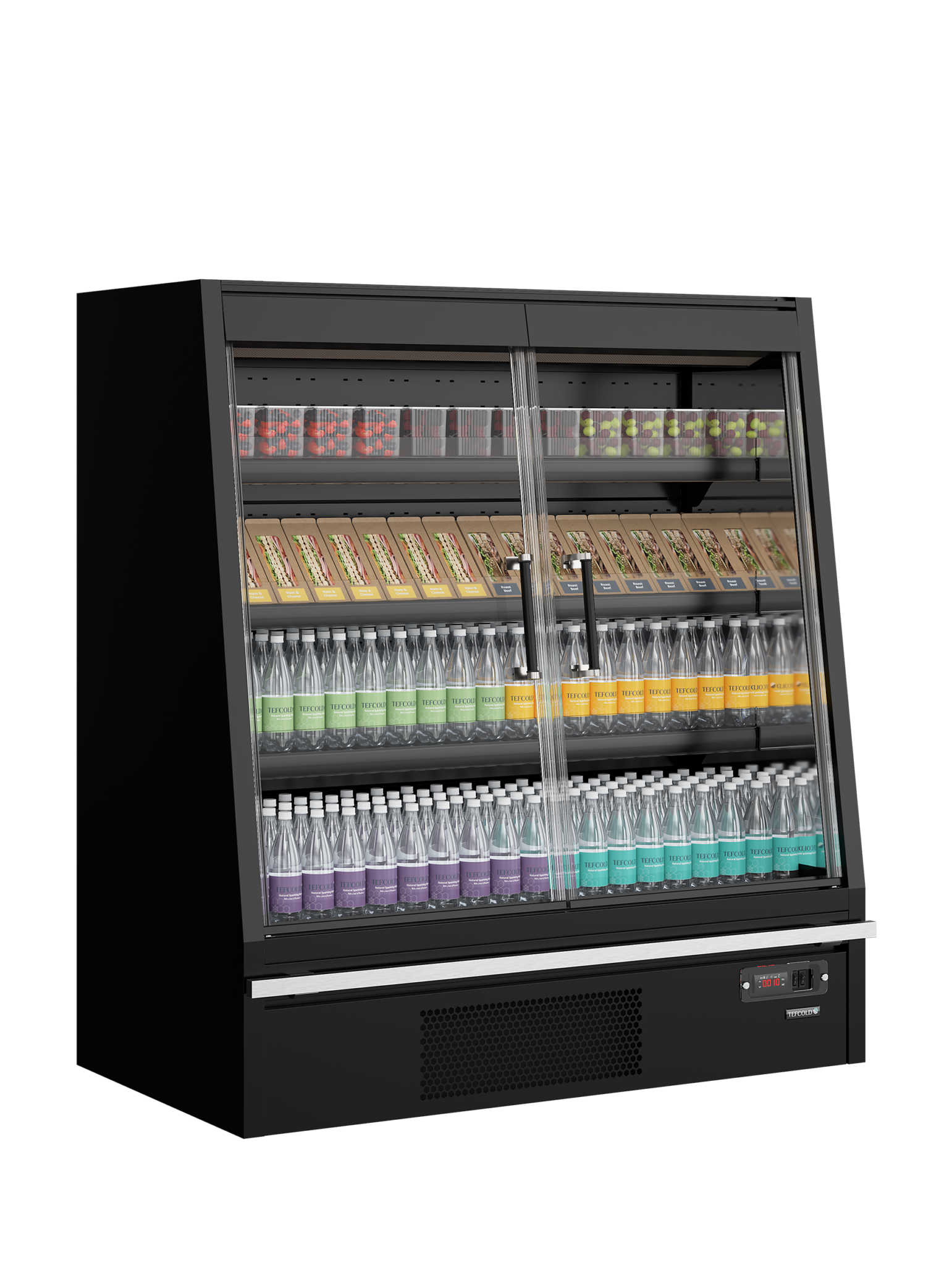 Refrigerador mural de supermercado Galaxy+ GPL14FGD Black - Imagen 2