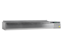 Vitrina refrigerada sobre encimera GN1/4 VK33-200 S/S LID