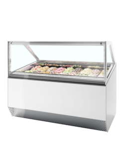 Vitrina expositora para helados con display ventilada MILLENNIUM ST18