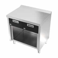 MUEBLE NEUTRO CON ESTANTE Y CAJONES DE 800 MM DE LARGO SERIE 600 – HR FAINCA