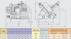 Alternative view of CORTADORA DE FIAMBRE SEMIAUTOMÁTICA MONOFÁSICA MA-300 CE
