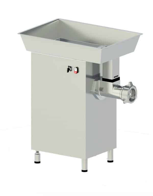 PICADORA DE CARNE TRIFÁSICA ACERO INOX DE SUELO UNGER DOBLE CORTE TMP-114 - Imagen 2