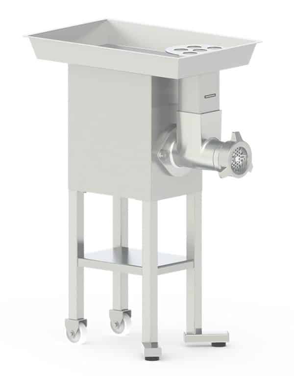 PICADORA DE CARNE TRIFÁSICA ACERO INOX DE SUELO ENTERPRISE SIMPLE CORTE TMP-32 - Imagen 3